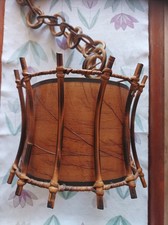 Suspension rotin vintage dlg - rotin,