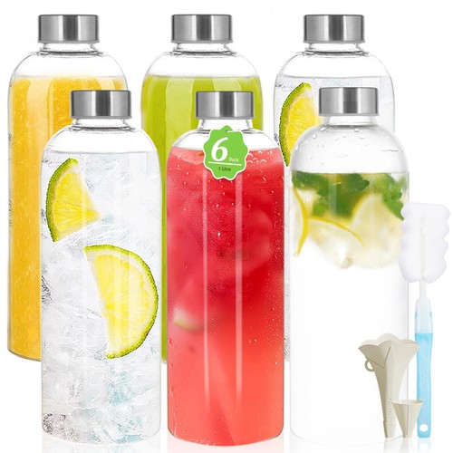 Lot bouteille verre - 1l,