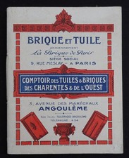 Catalogue LA BRIQUE DE PARIS Angoulême Tuile Charente lanterne faîtage