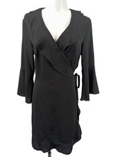 OUTRAGEOUS FORTUNE Robe portefeuille Dames Robe T EU 40 noir style décontracté