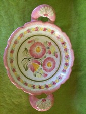 Plat à anses coupe à fruits faïence  Quimper Henriot Ancien Voir état