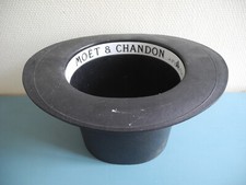 seau à champagne chapeau Moët vintage french top hat ice bucket Champagnerkühler