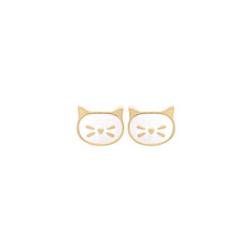 Boucles oreilles forme - boucles, chat