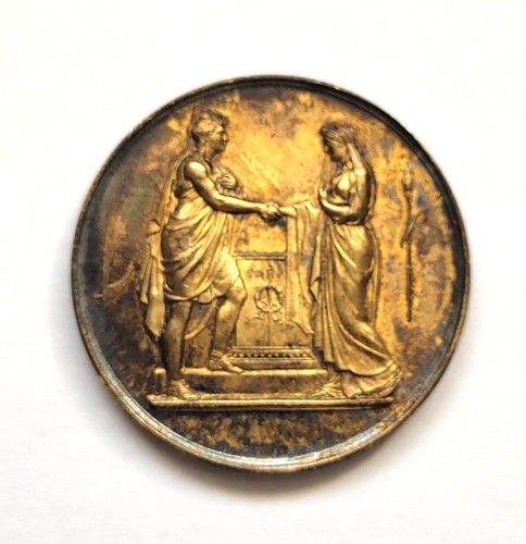 Médaille mariage argent - de, en