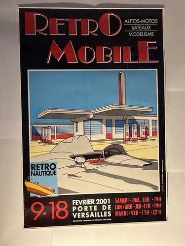 Affiche rétro mobile - rétro, 2001