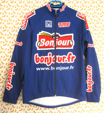 Maillot cycliste SMS Santini Bonjour Time intégral Manche Longue Vintage - L