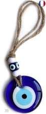 Fonyiunce Bleu Mauvais Oeil, au Motif Turc du Mauvais ?il Bleu, Pendentif