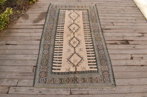 Tapis kilim turc 3x5 tissé - kilim,