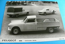 Photo presse PEUGEOT 404 camionnette bâchée modèle 1969  //75