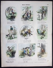 1890 Malheur Enfant Promenade