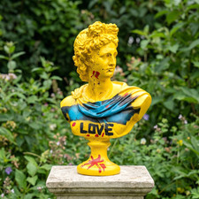 Statue d'Apollon pop art