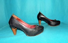 Escarpins neosens cuir noir - en,