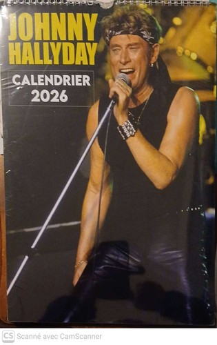 Calendrier johnny hallyday - johnny,