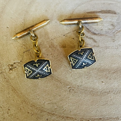 Boutons manchette vintage - boutons,