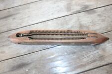  ANCIENNE NAVETTE A TISSER EN BOIS ACCESSOIRE DE COUTURE FRENCH ANTIQUE 