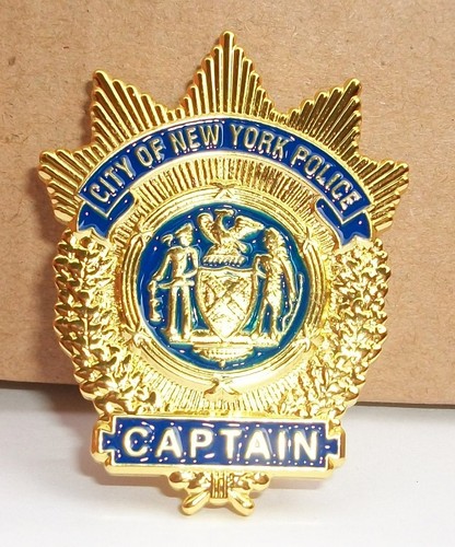 Nypd police captain mini badge - captain,