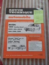 REVUE TECHNIQUE MAZDA 323 TRACTION AVANT 323 FF 1100 1300 1500 323 FF 1500 GTS