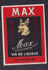 Ancienne étiquette  Alcool