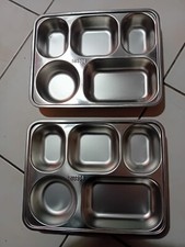 Lot de plateau compartimenté