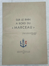 VIEUX PAPIER 1947 SUR LE RHIN