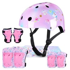 Casque Velo Enfant Casque Protection Trotinette Filles et Garçons Licorne Gen...