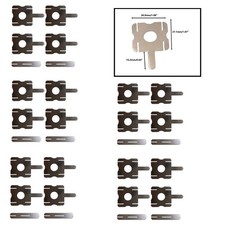 Lot de 5 soudures par points à souder à bande nickel en forme de Y (30 pièces