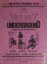 THE VELVET UNDERGROUND - REED / WARHOL / ROCK - ORIGINAL ROLLED LARGE POSTER