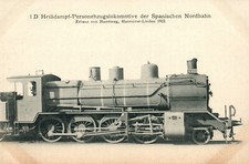 Carte postale * locomotive de