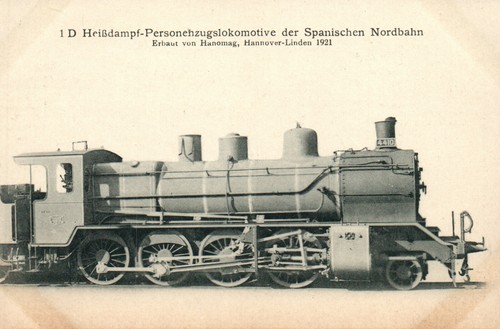 Carte postale locomotive de - carte,
