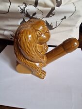 OBJET SERVANT DE TIRELIRE EROTIQUE SINGE EN FAÏENCE  A CASSER