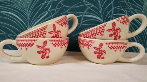 Petits bols anse - 4, décor