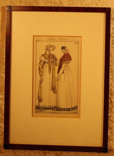 Costume parisien 1807 plaque - costume,