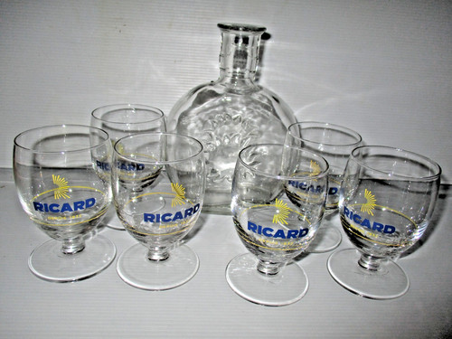 Lot verres ricard - lot, 6