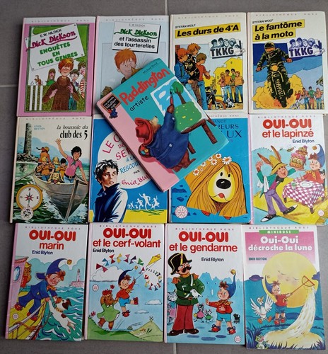 Lot biliothèque rose - lot/,