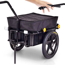 SAMAX Remorque de Vélo Chariot de Transport Bagages Cargo Trailer 60 kg 70 L
