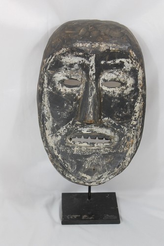 Ancien masque himalaya bois - masque,