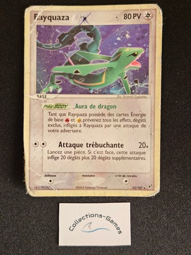Carte pokémon rayquaza 107 - carte,