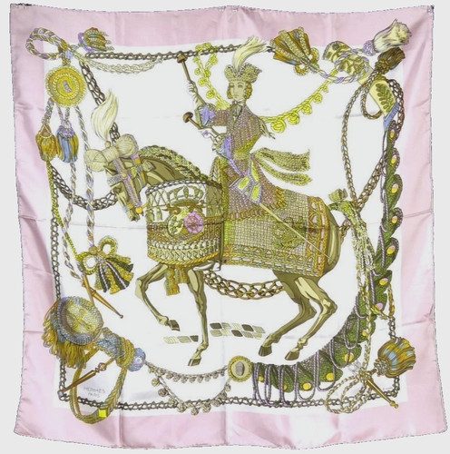 écharpe hermes carre le - carre, 90