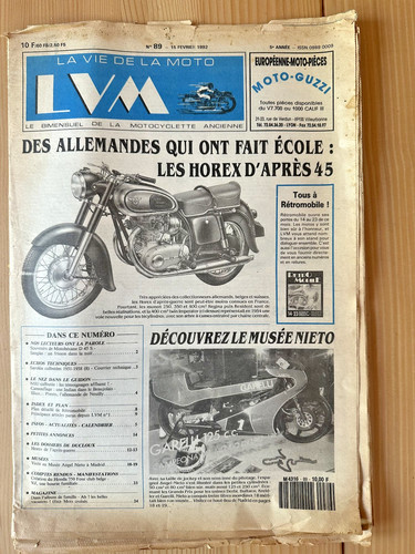 Vie moto 89 les - de, la