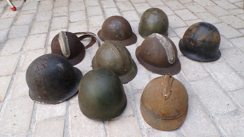Lot coques de casques - coques,