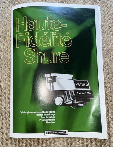 Haute fidélité shure - haute, rare
