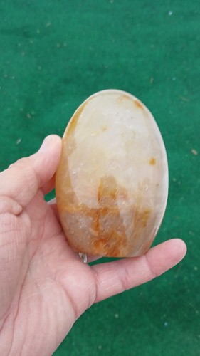 Quartz hématoïde jaune forme - hématoïde,