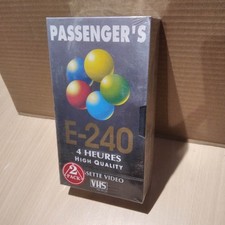 cassette vidéo VHS vierge NEUVE scellée sealed - E-240  lot de 2