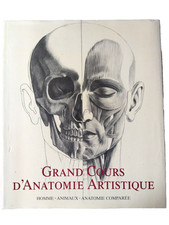 Livre Grand Cours D'anatomie Artistique - Homme, Animaux, Anatomie Comparée 1996