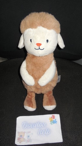 Doudou peluche mouton beige - peluche,