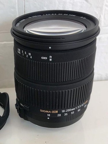 Objectif zoom sigma 200 - zoom, 18-200