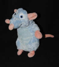 ?Peluche doudou rat Rémy GIPSY DISNEY Ratatouille bleu rose 19 cm TTBE