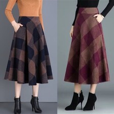 Femme Carreaux Jupe Écossais