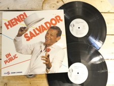 HENRY SALVADOR EN PUBLIC 2LP 33T VINYLE EX COVER EX ORIGINAL 1982