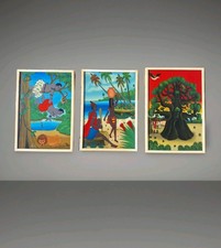 Peinture Sur Verre Scène De